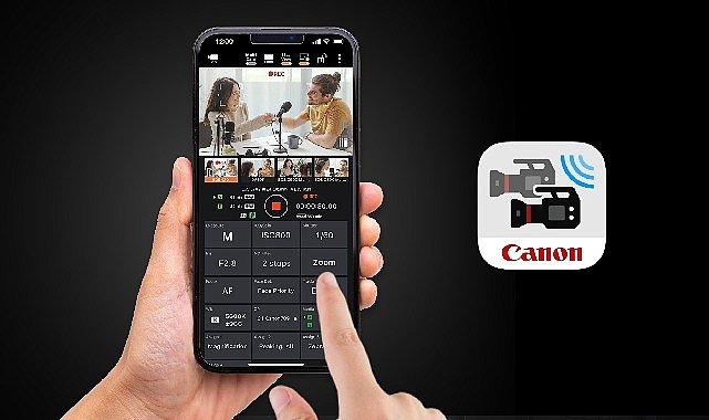 Canon yeni akıllı telefon uygulamasıyla XF605 ve Cinema EOS serisi yazılım güncellemesini kullanıma sunuyor