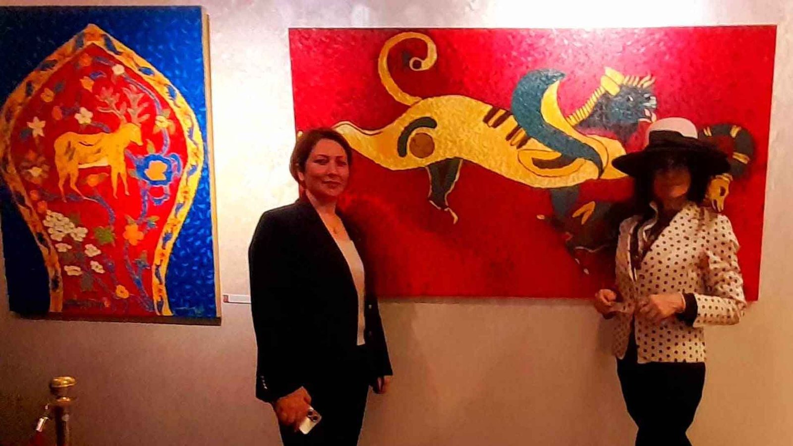 Çiğdem Yorgancıoğlu, Pera Palace’ın sanat anıları ve ressam Şerife Altunbaş’ın “Kültürel Katmanlar” sergisinden yansımalar