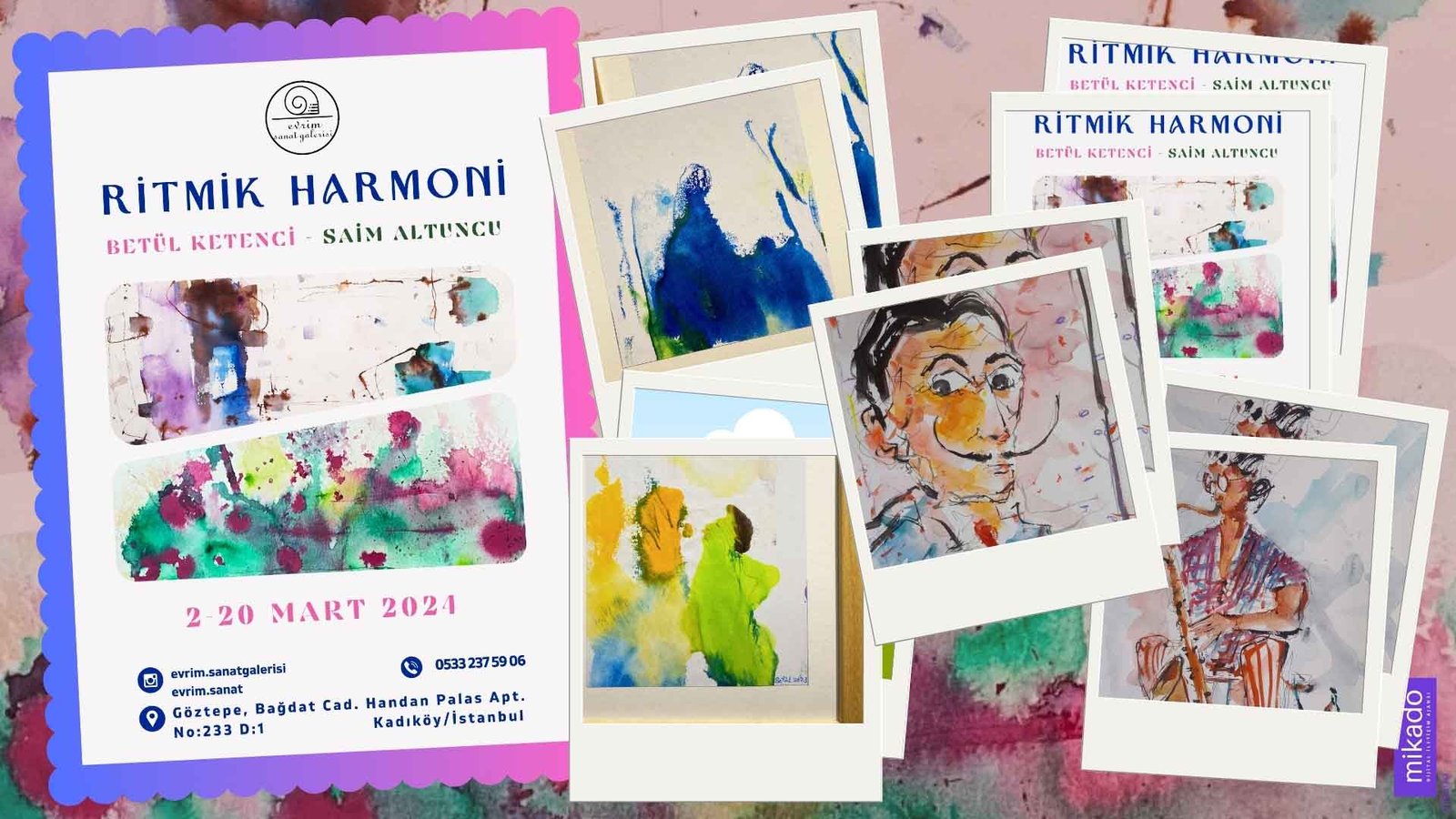 Saim Altuncu, Betül Ketenci “ritmik Harmoni” Sergisi (1)