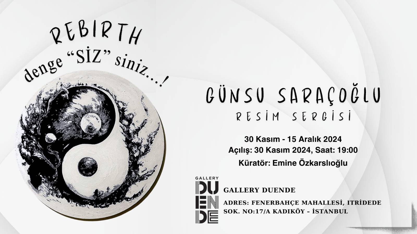 Günsu Saraçoğlu Doğanın Döngüsüne Sanatsal Bir Bakış Gallery Duende’de “rebirth, Denge “sİz” Siniz!”
