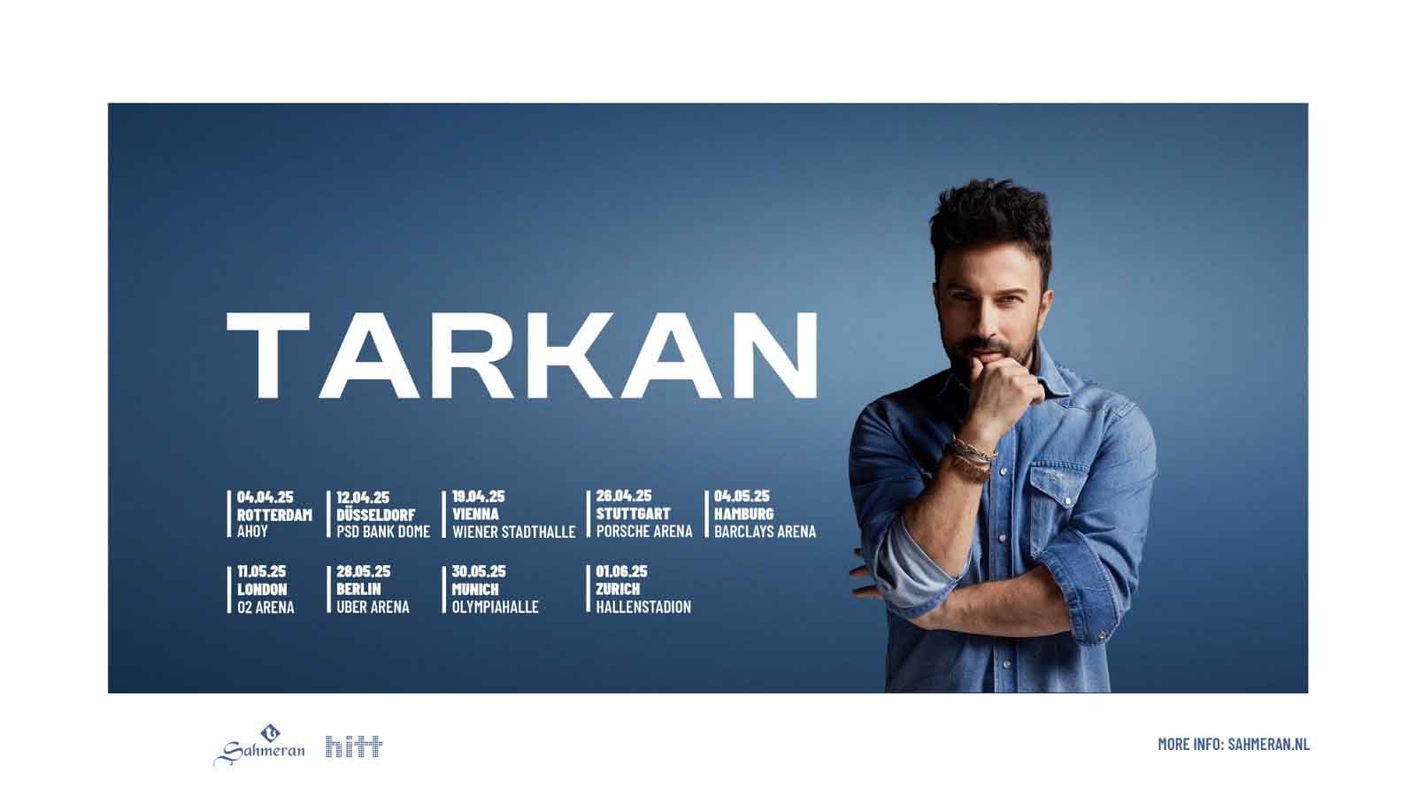 Megastar Tarkan, Avrupa’yı Coşturacak Konser Takvimi Açıklandı!