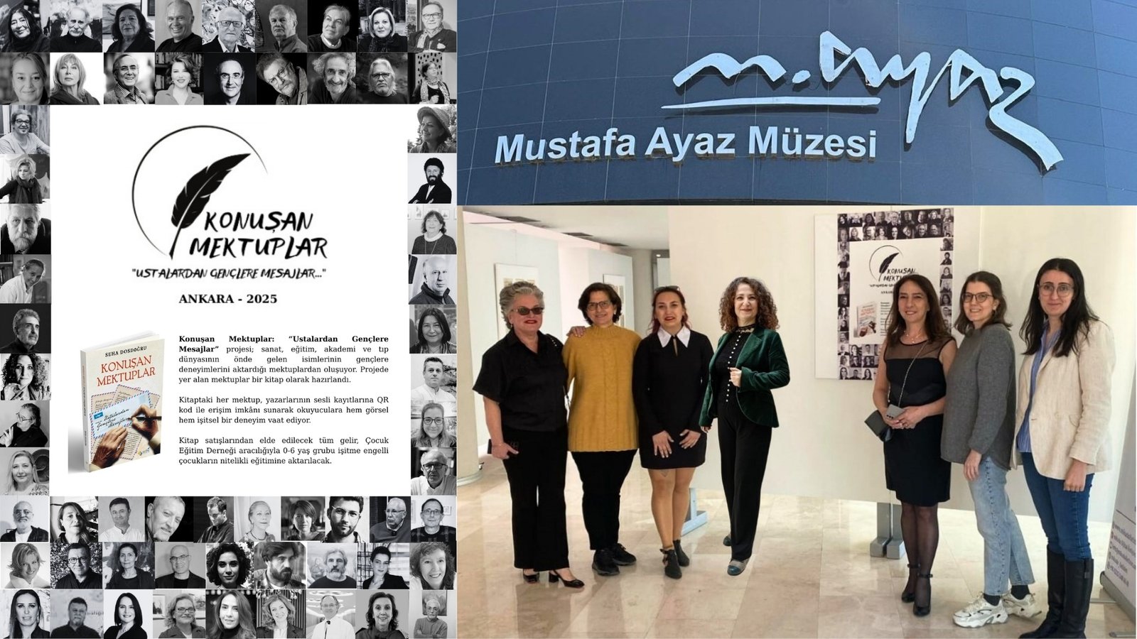 Çocuk eğitim derneği yararına düzenlenen anlamlı proje mustafa ayaz müzesi