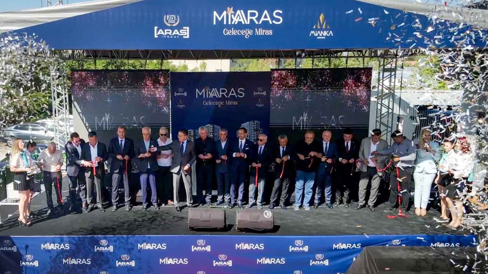 Mİa bölgesi'ne modern bir yaşam merkezi miaaras'ın temel atma töreni gerçekleşti