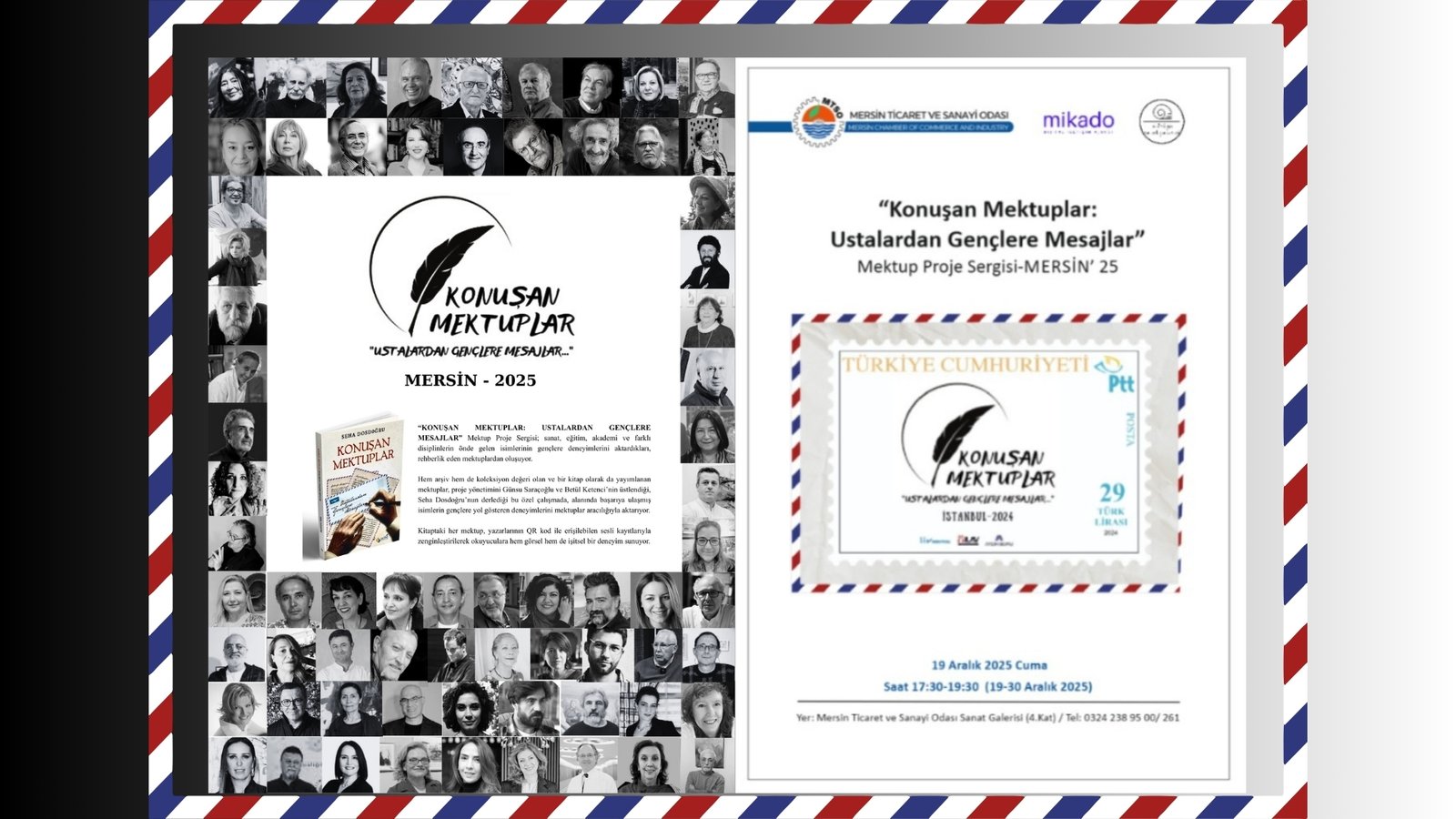MTSO Sanat Galerisi'nde Konuşan Mektuplar Ustalardan Gençlere Mesajlar